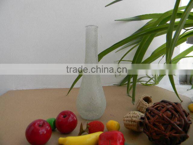 hot sales bulk 100ml glass reed diffuser glass bottle with beads for home decoration