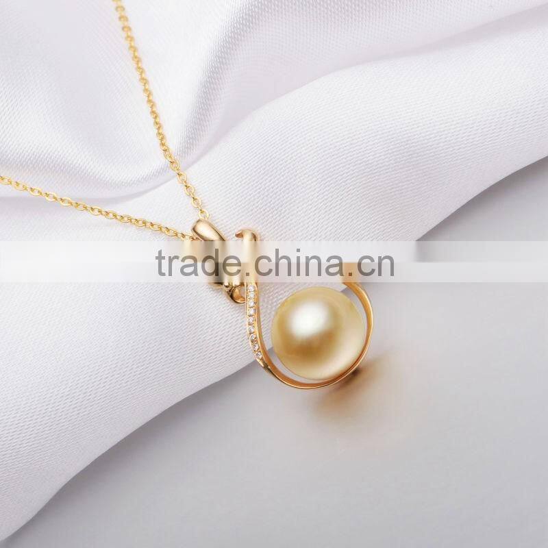 wholesale 925 silver gold jewelry sets/ freshwater pearl pendant