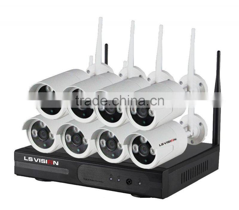 LS VISION camera ip wifi p2p 8ch 960p plug and play wireless ip camera camera wireless