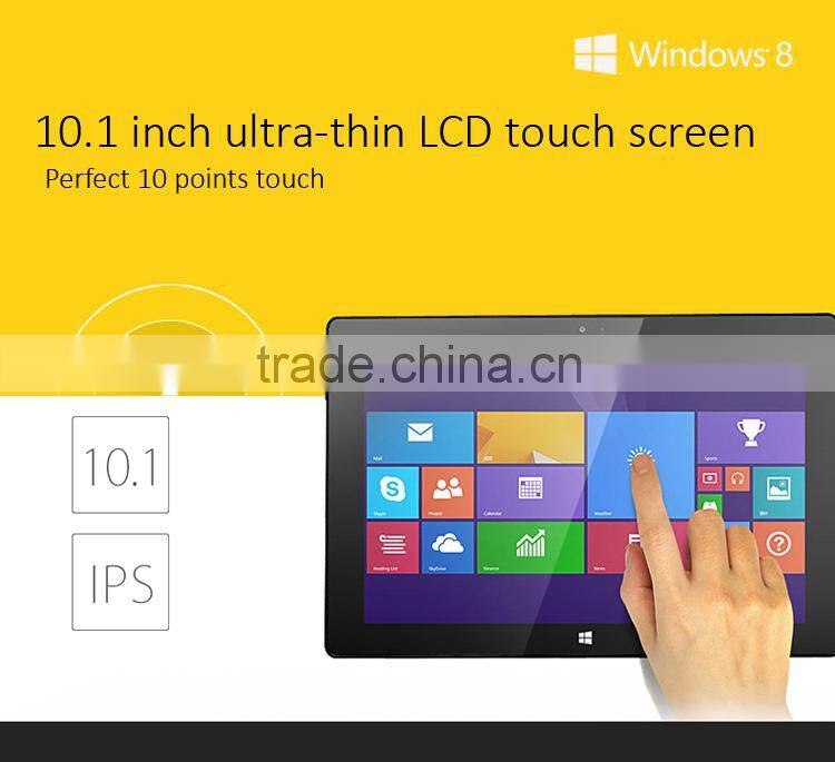 10.1 inch intel CPU windows 8 OS tablet PC with 2G RAM
