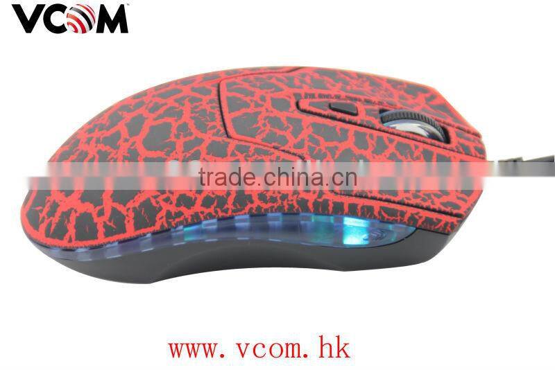 2015 VCOM Unique Design Original Sunplus Optical IC Gaming Mouse