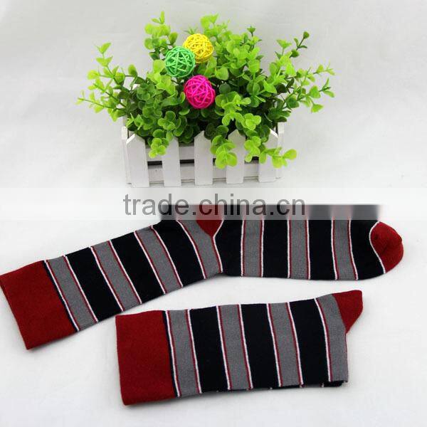 GSM-157 bulk sell custom design bamboo socks with stripe lines