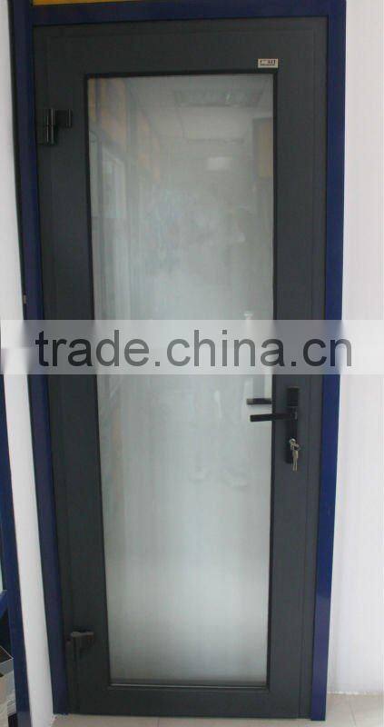 Durable 1.4mm profile grey aluminium casement door