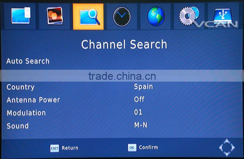 HD VCAN0870 HOME digital tv receiver ISDB-T full segment MPEG4 USB recorder Philippines