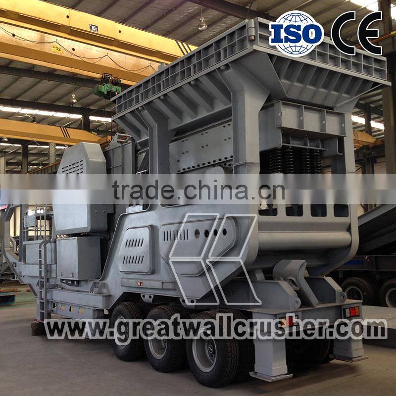 Mobile Crushing Station, Mobile crushing plant for sale, Mobile jaw crushing plant, mobile impact crushing plant