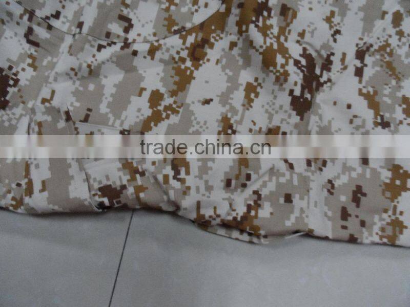 China supplier 60% cotton 40% polyester ripstop desert digital camouflage mens outdoor traing cargo pants
