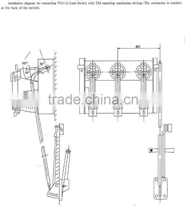 FN3-12 Series Indoor High Vacuum Load Break Switch 12KV