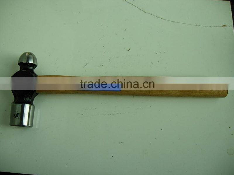 british type ball peen hammer with steel tubular handle in linyi/good sales hammer in linyi