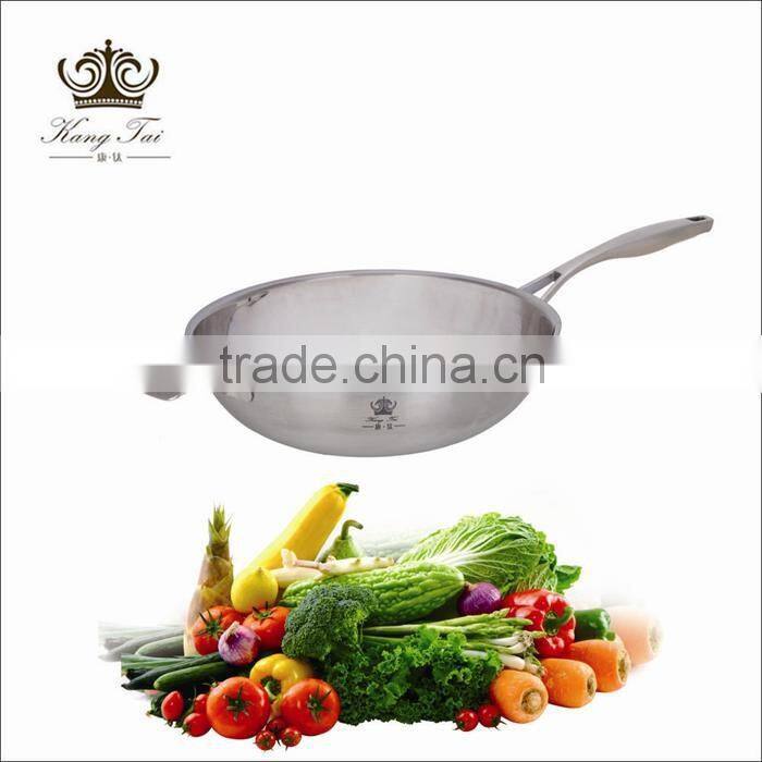 wholesales fashion camping cookware sets titanium chinese wok with glass lid