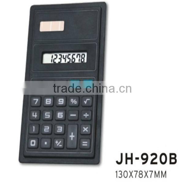 plastic 8 digits promotion general purpose calculator solar calculator