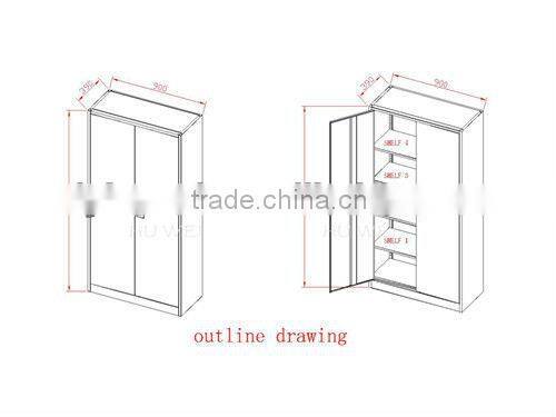 Knock Down Steel Workshop Cabinet