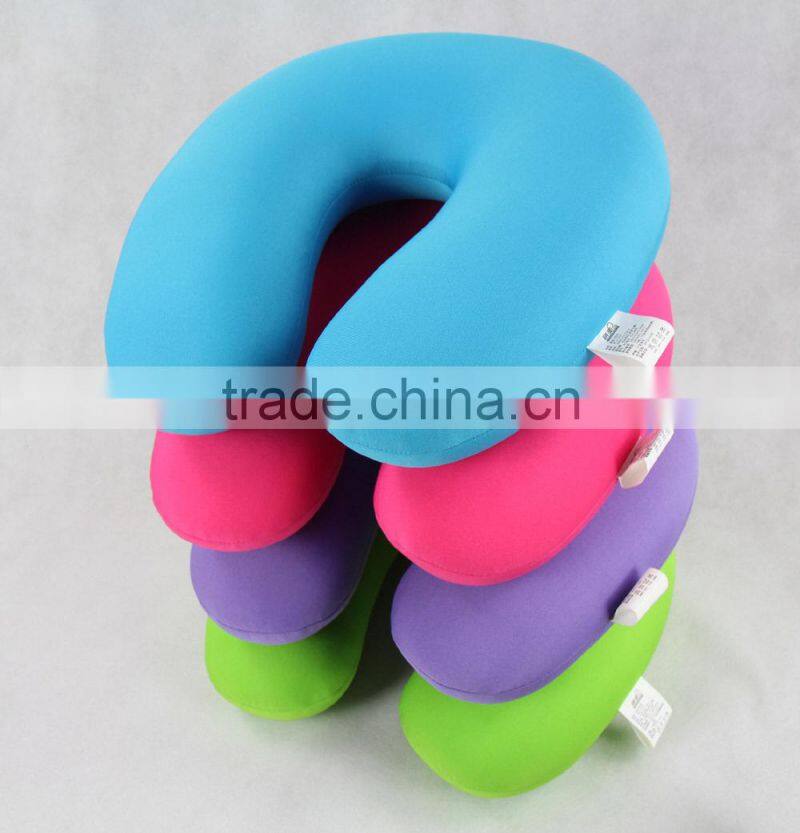 Solid color spandex neck pillow,many colors for your choose