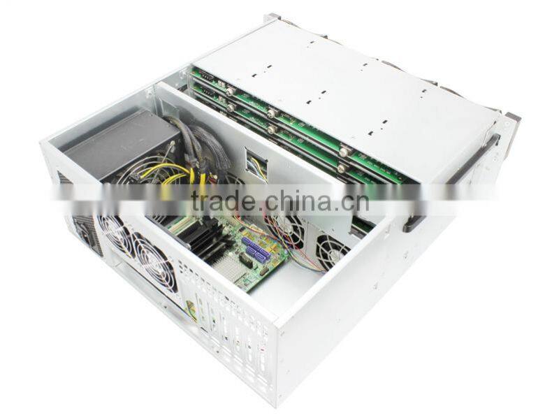ED420H48-T3-E Short Depth 480mm 20 Bay Hot Swap 4U Rack Server Case