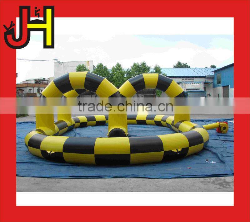 High Quality Inflatable Sport Air Race Track for Race Game, Go Kart Track