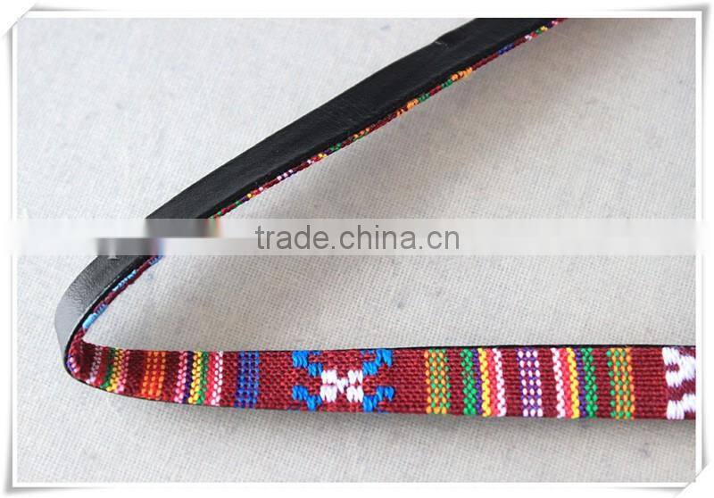 Wholesale 1CM width colorful ethnic embroidery bags tape