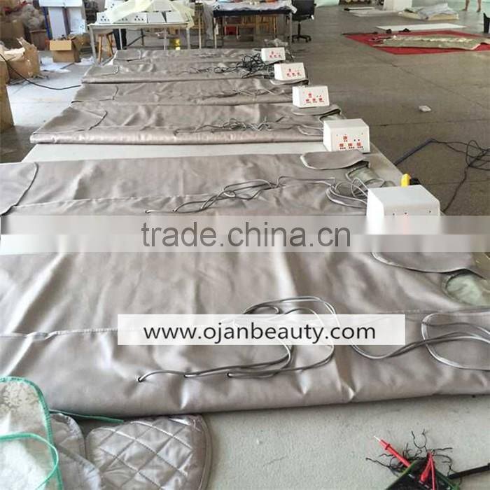 China hot-sale popular tourmaline massage sauna bed far infrared heated blanket MX-P20