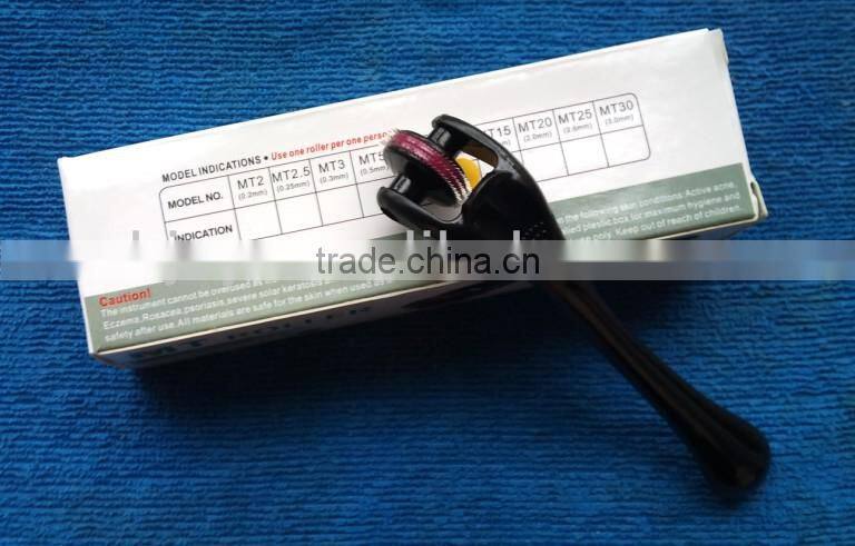 handy microneedle roller with 180 micro needles for eyes