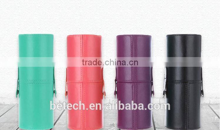 Pro 12 pieces travel brush make up brush set with cylinder package