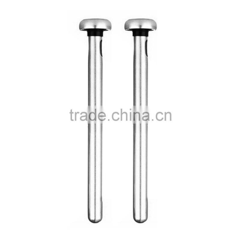 Beer Chiller Stick Pack of 2 Stainless Steel Bottle Wine Beverage Cooler Cooling Sticks