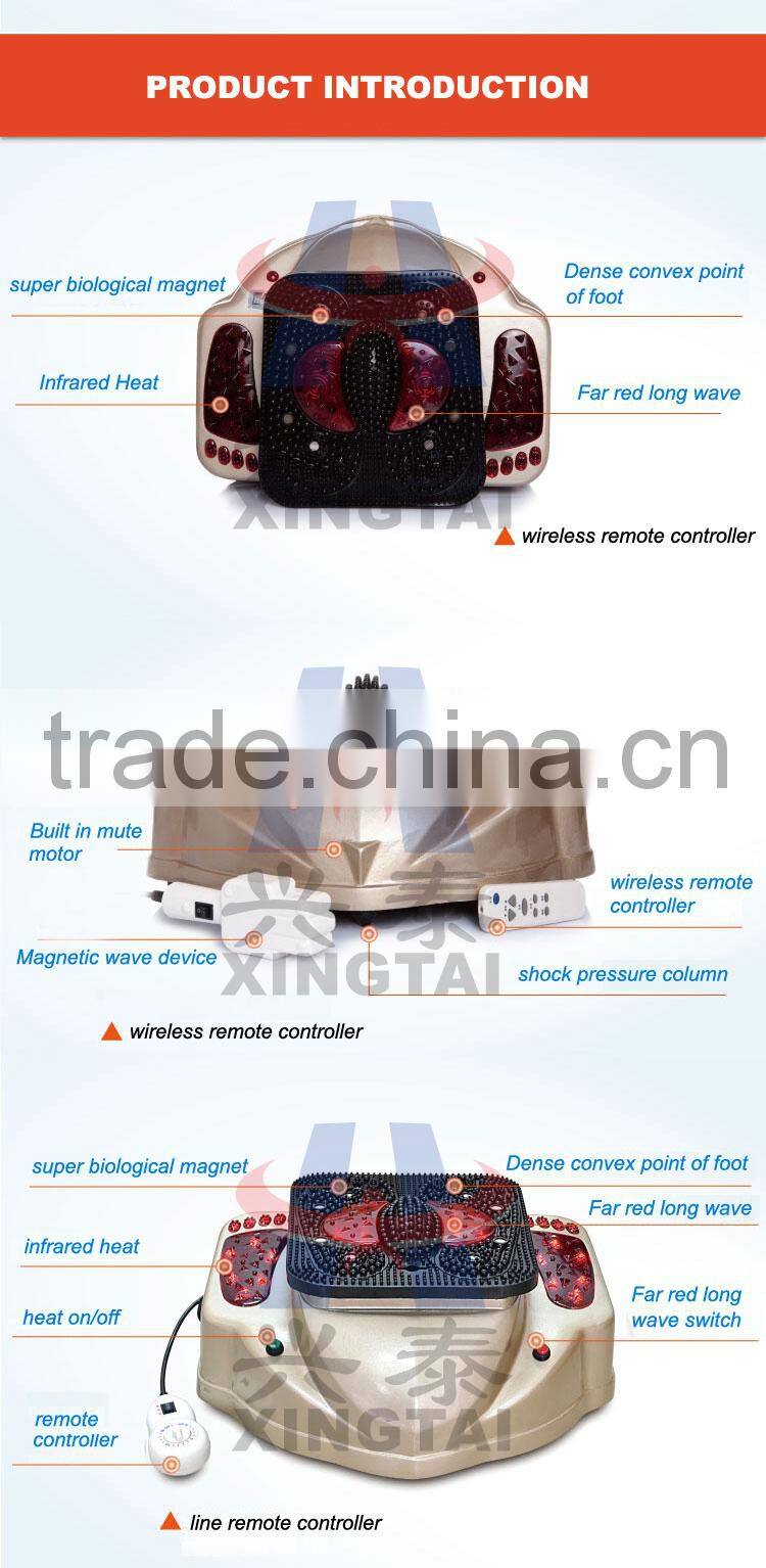 XT-8805-6 Mode Big Shiatsu Electric Electronic Roller Full Leg Infrared Vibrating Price Luxurious Blood Circulation Foot Massage