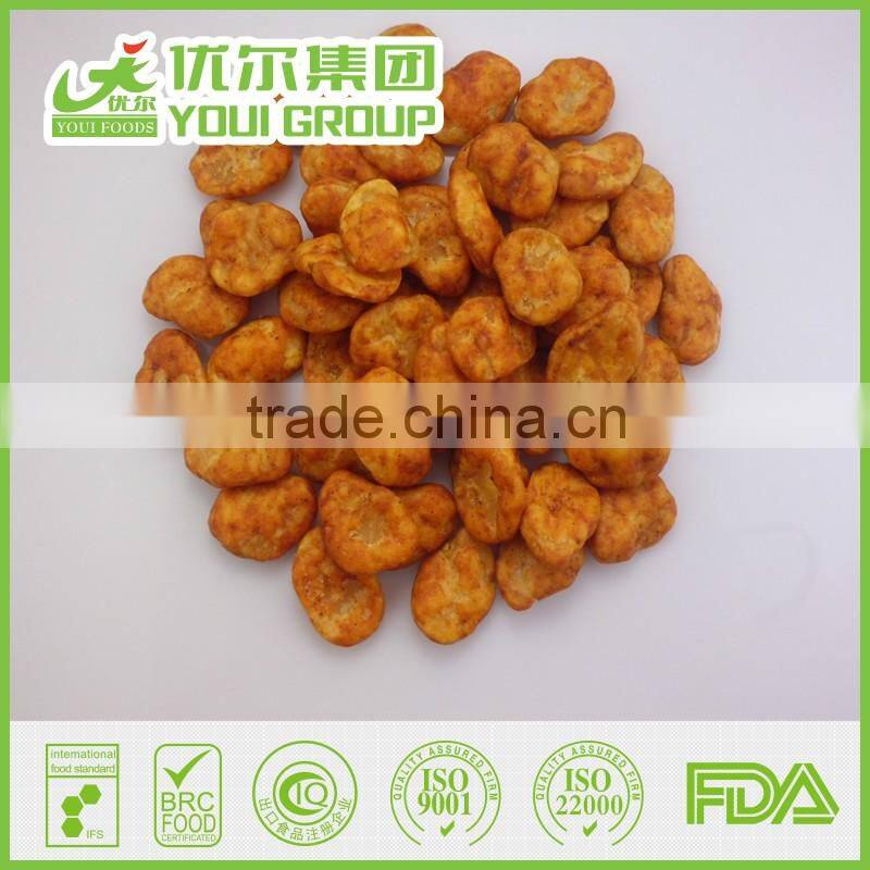 Bulk Packing Fried Broad Bean Snacks Seaweed Flavor Broad Bean Chips