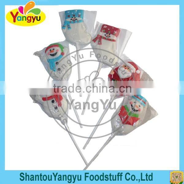 Christmas snow man lollipop big sweet snow lollipop