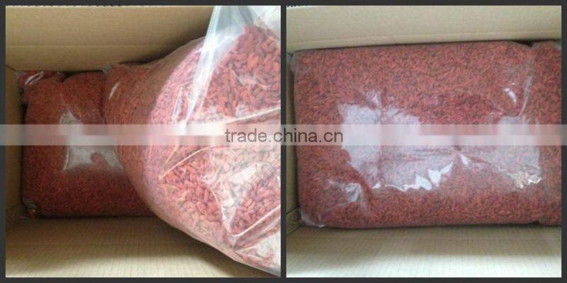 HACCP & ISO hot sell and top quality new harvest Ningxia dried goji berry in China