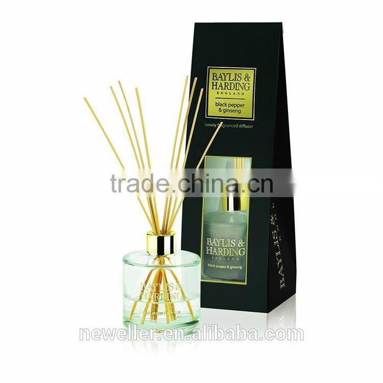 Wholesale direct factory air freshener sola flower aroma diffuser in colorful glass