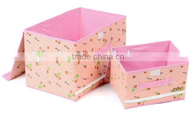 Eco-Friendly Portable Clothes Sundries Hard Cloth Storage Bag Case Container box