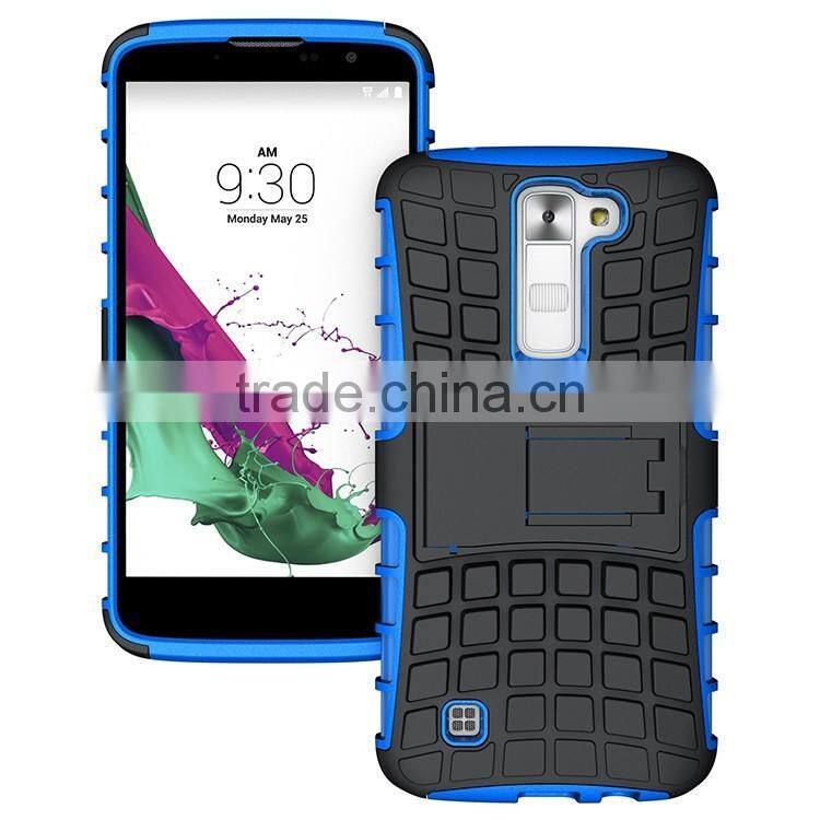 OEM WELCOME! Multicolor TPU+PC Armor Spider Hybrid Kickstand Cell Phones back cover for LG K7 Tribute 5 DUAL LAYER ARMOR CASE