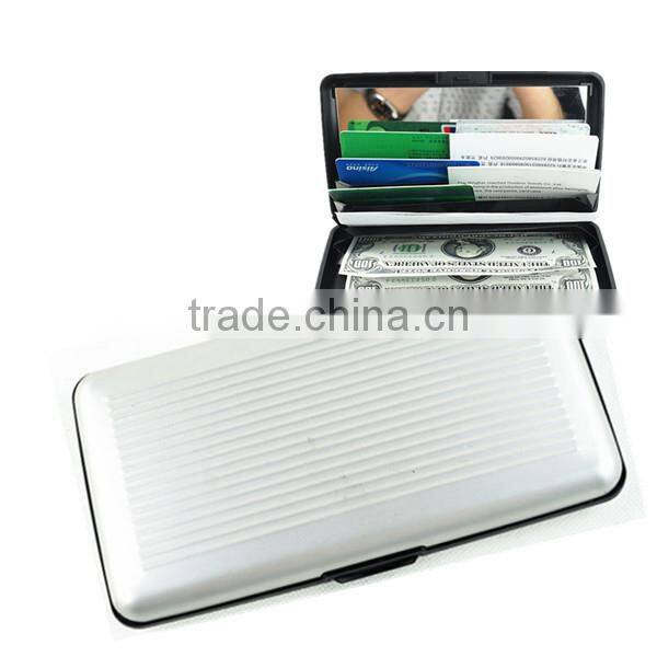 Hot Waterproof Business ID Credit Card Wallet Holder Aluminum Metal Pocket Case Box