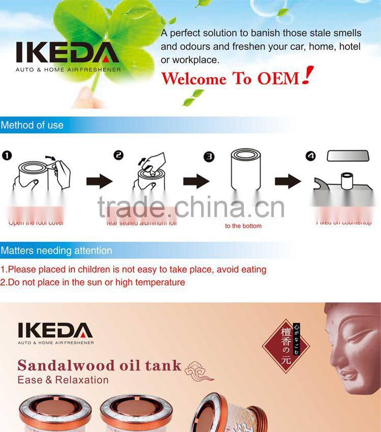 Home air freshener with long lasting smell