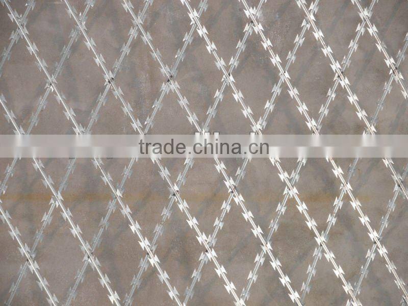 razor wire flat wrap fence