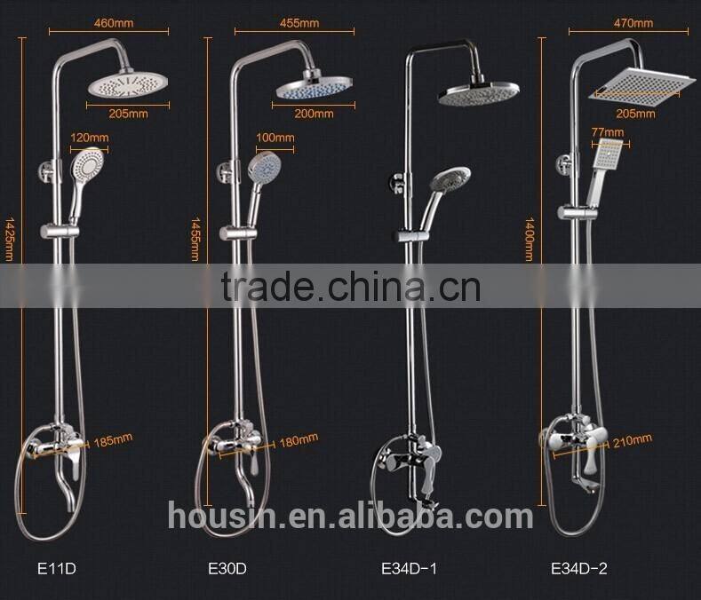 hot sale complete bathroom Stainless steel shower sets