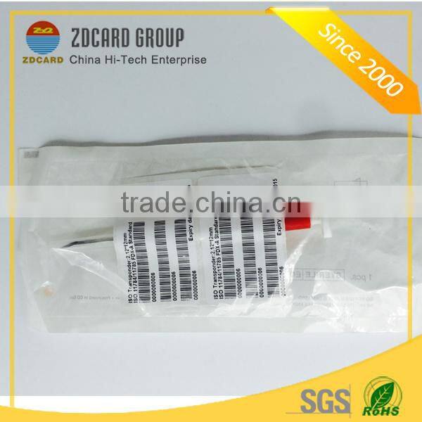 Glass Capsule RFID Microchips Tags For Livestock