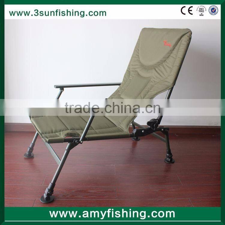 Carp Fishing Folding Chair With Arms Adjustable Legs