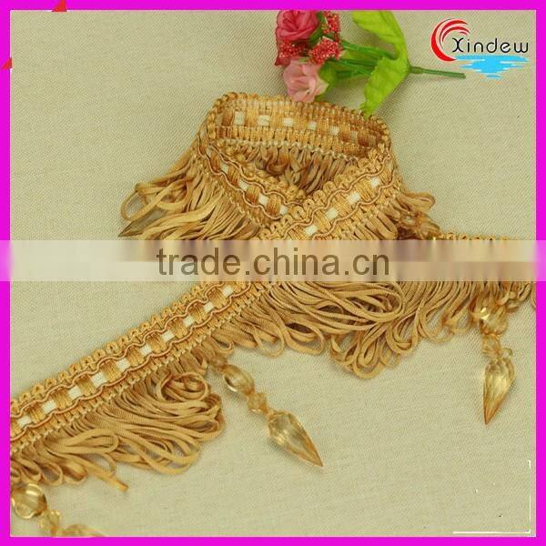 Acrylic Bead Fringe for Home Textile