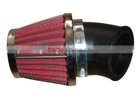 Pit Dirt Motor Cycle Quad Bike Red KN AIR FILTER 35mm Bent Angled Neck 36mm 34mm