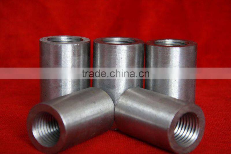 screw thread steel bar coupler hardened steel sleeve