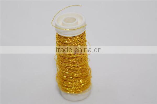 bullion effect wire/wave metal wire/beading wire