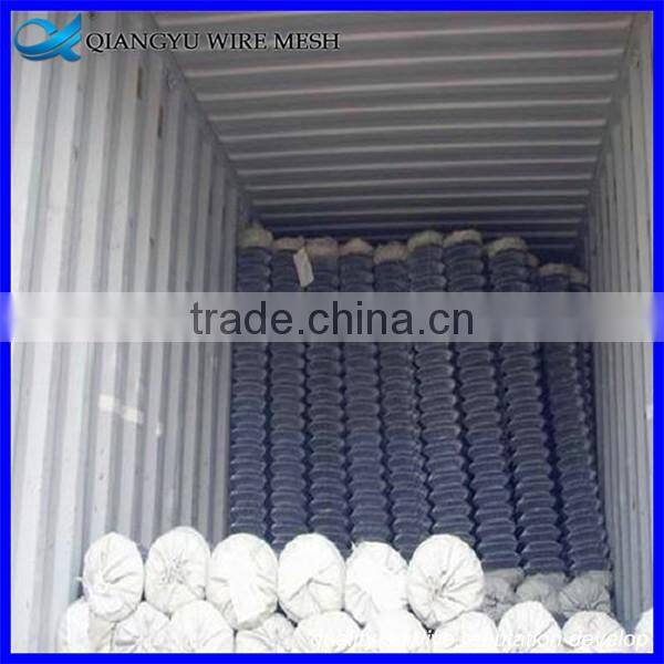 galvanized pvc coated chain link fence netting