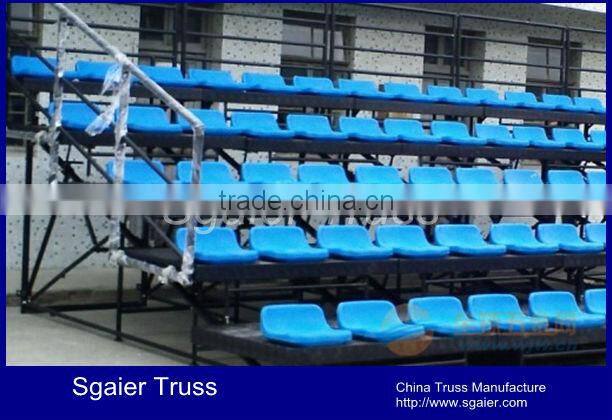 Hot sale outdoor event 5 rows portable stadium bleachers