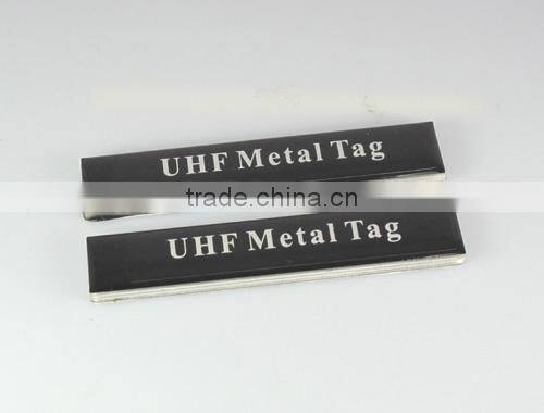 Engraved Metal Tags with 3M Glue on the Back Side