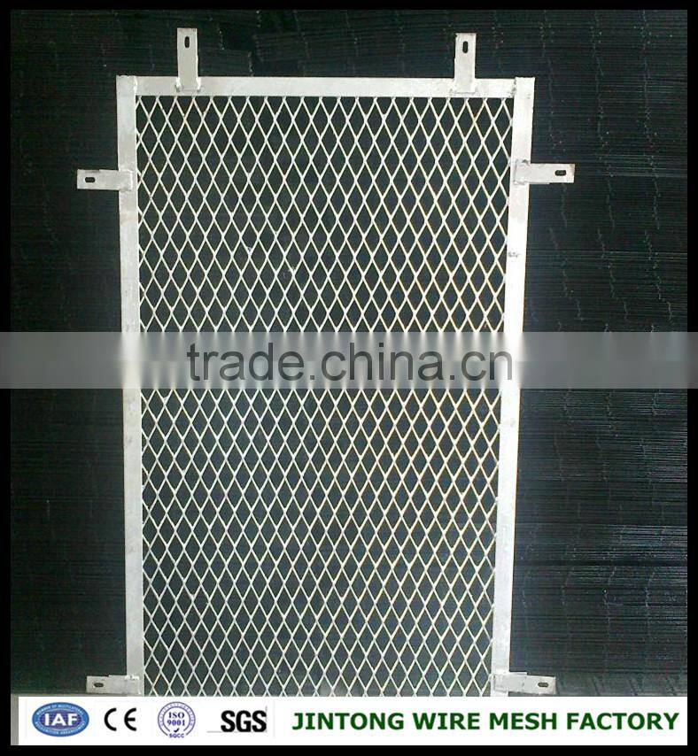 expandable sheet metal diamond mesh