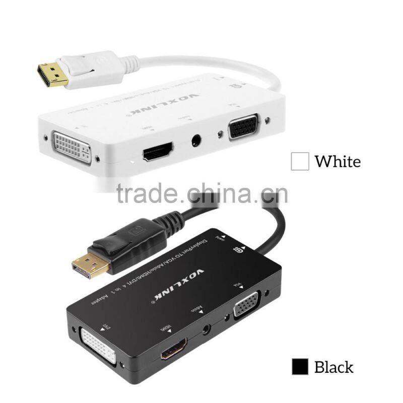 Voxlink new high speed gold plated DisplayPort TO VGA/Aduio/HDMI/DVI cable adapter for macbook