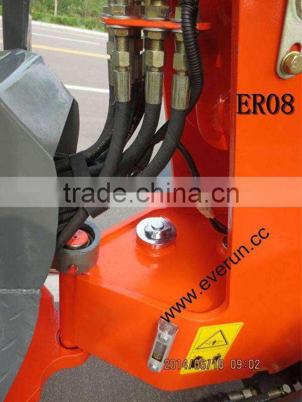 Everun ER06 Futter agricultural Farm Maschine front end Hydrostatik Mini Radlader/Hoflader mit CE/Euro 3 Norm