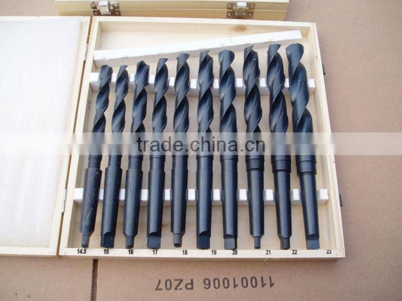 MORSE TAPER SHANK DRILL SET HSS