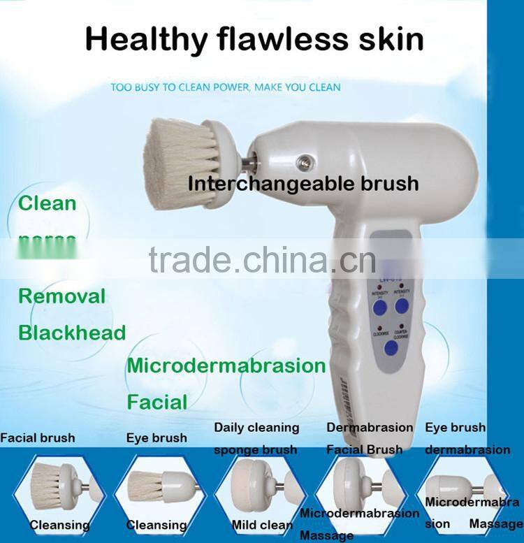 Factory price Dermabrasion Beauty Machine wash brush facial blackhead cleaning brushes Beauty machine
