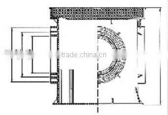UPVC catch basin square DIN/catch basin square/PVC catch basin square