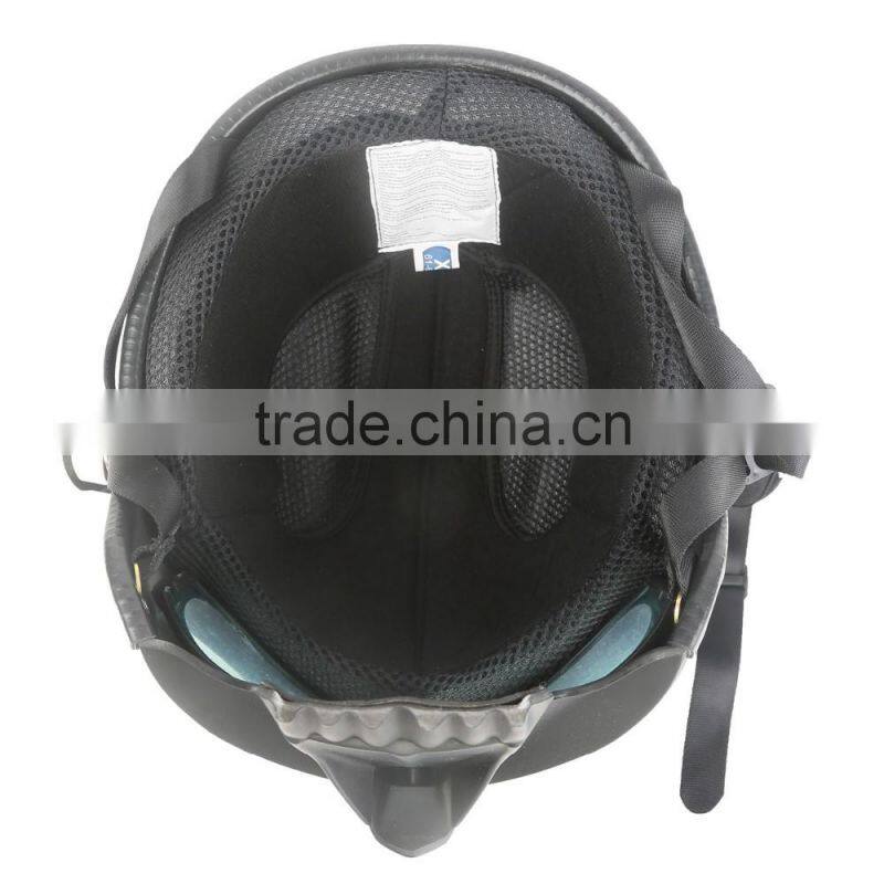 3D DOT Skull Skeleton Half Motorcycle Chopper Biker Cruiser Adult Helmet Shorty